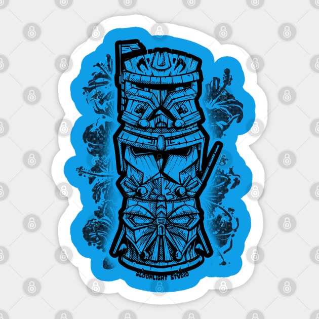 Clone Tiki Sticker by Gloomlight